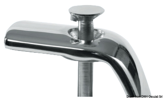 Passacavo a rulli inox 260 mm